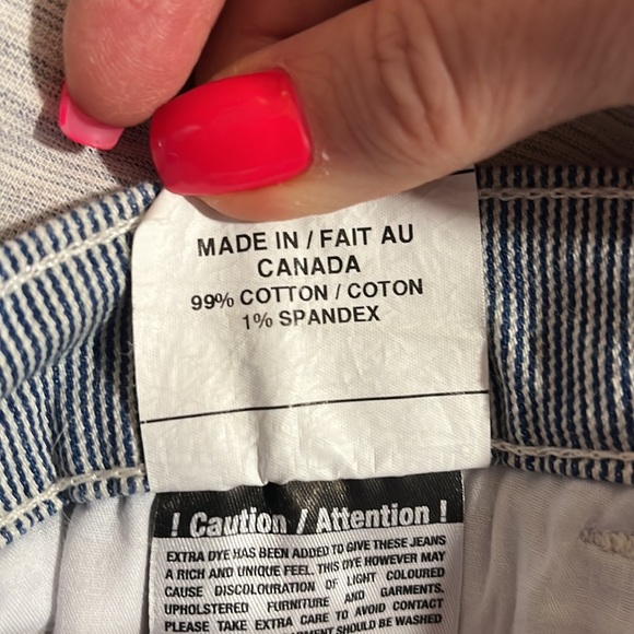 Striped Yoga Jeans - Picture 9 of 9